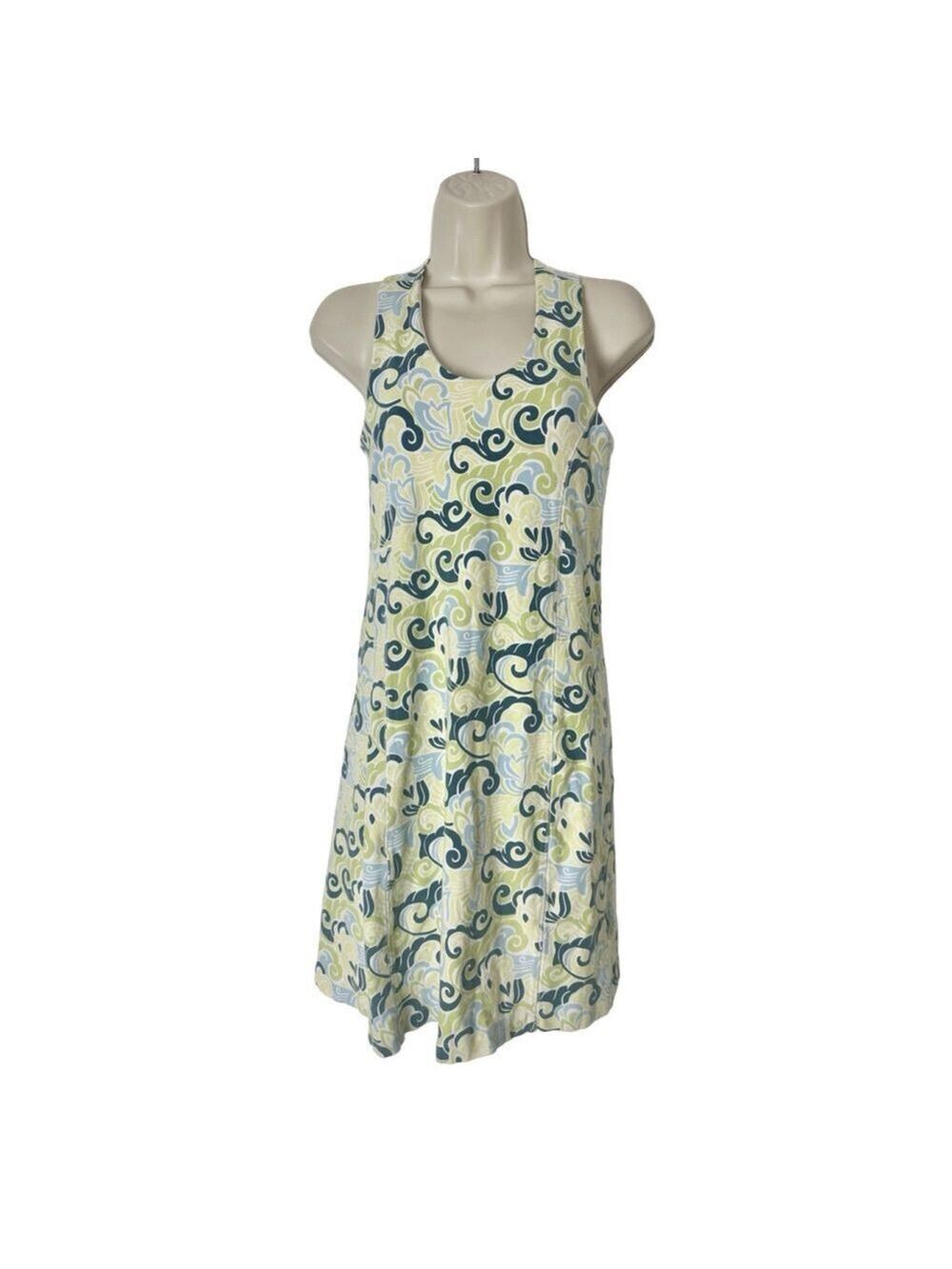 Title Nine Athletic Mini Dress Small Racerback Halter Athleisure Outdoors Sporty